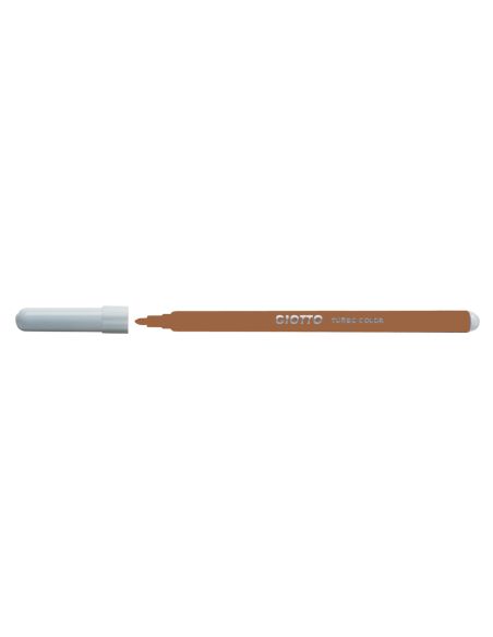 Rotulador Giotto Turbo Color Lavable Con Punta Bloqueada Unicolor Marron
