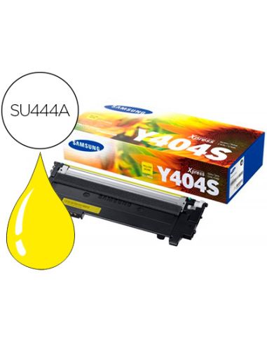 Toner Samsung Clt 404 Para Sl-C430/C480 Amarillo 1000 Paginas