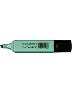 Rotulador Q-Connect Fluorescente Pastel Azul Punta Biselada 2