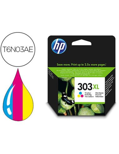 Ink-Jet Hp 303Xl Envy Photo 6230 / 7130 / 7830 Color Tricolor Capacidad 415 Paginas