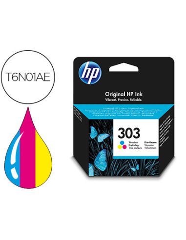 Ink-Jet Hp N. 303 Envy Photo 6230 / 7130 / 7830 Color Tricolor Capacidad 200 Paginas
