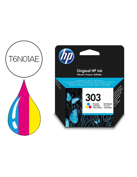 Ink-Jet Hp N. 303 Envy Photo 6230 / 7130 / 7830 Color Tricolor Capacidad 200 Paginas