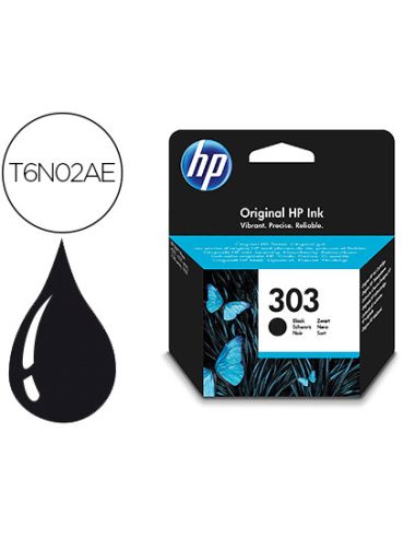 Ink-Jet Hp N. 303 Envy Photo 6230 / 7130 / 7830 Color Negro Capacidad 200 Paginas
