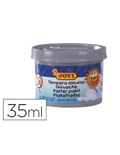 Tempera Escolar Jovi 35 Ml Color Plata
