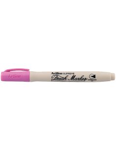Rotulador Artline Supreme Brush Pintura Base De Agua Punta Tipo Pincel Trazo Variable Rosa 2