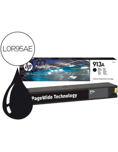 Ink-Jet Hp 913A Pagewide 352 Mfp 377 / P57750 / P55250 / 452 / 477 / 552 Negro 3.500 Pag