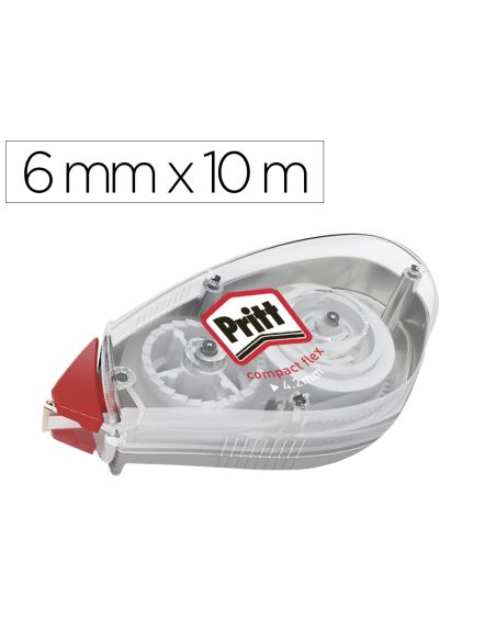 Corrector Pritt Roller Compact 6 Mm X 10 Mt