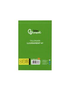 Talonario Liderpapel Entregas Cuarto Original Y Copia T226 Texto En Catalan 2