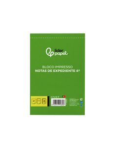 Talonario Liderpapel Notas De Expediente Cuarto Duplo Texto En Portugues 2