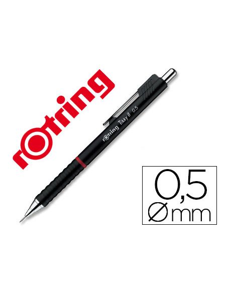 Portaminas Rotring Tikky 0,5 Mm Negro