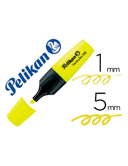 Rotulador Pelikan Fluorescente Textmarker 490 Amarillo