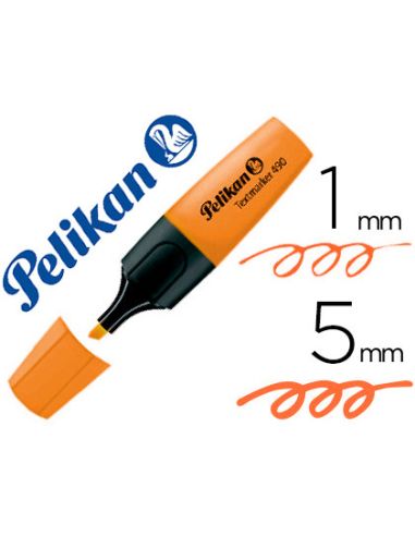 Rotulador Pelikan Fluorescente Textmarker 490 Naranja