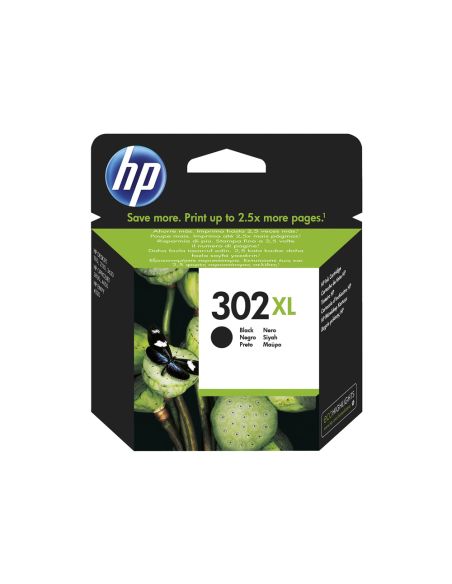 Ink-Jet Hp 302Xl Deskjet 1110 / 2130 / 3630 Officejet 3830 / 4650 Envy 4520 Negro 480 Pag