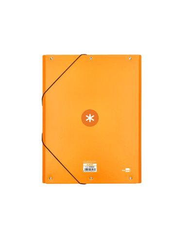 Carpeta Antartik Gomas Tres Solapas Carton Forrado A4 Color Mostaza