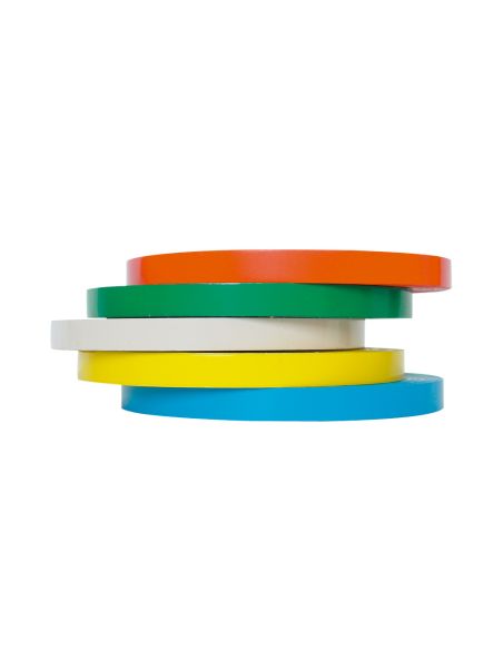 Cinta Adhesiva Q-Connect 66 Mt X 9 Mm Para Cerrar Bolsas Pack 6 Unidades Colores Surtidos