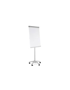 Pizarra Blanca Rocada Para Conferencias Metalica Lacada Magnetica Con Ruedas 68X104 Cm