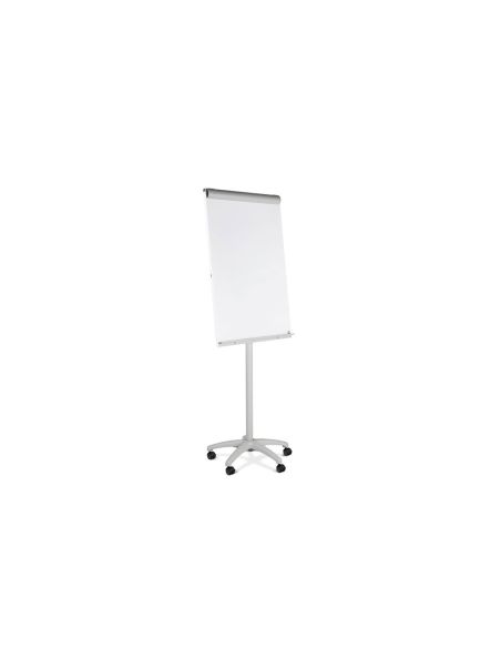 Pizarra Blanca Rocada Para Conferencias Metalica Lacada Magnetica Con Ruedas 68X104 Cm
