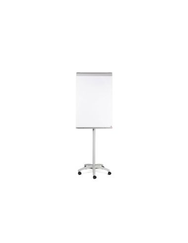 Pizarra Blanca Rocada Para Conferencias Metalica Lacada Magnetica Con Ruedas 68X104 Cm