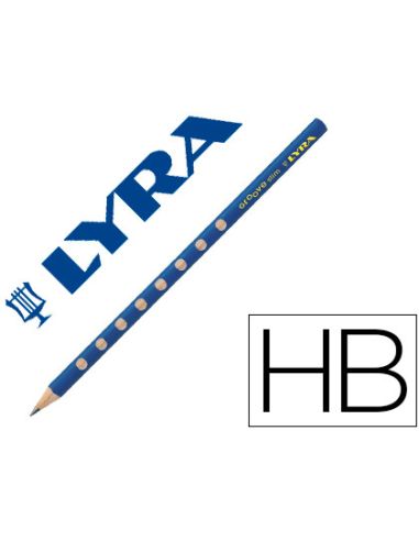 Lapices De Grafito Lyra Groove Slim Mina Hb