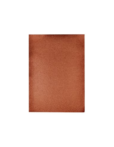 Goma Eva Con Purpurina Biodegradable Liderpapel 50X70Cm 60G/M2 Espesor 2 Mm Marron