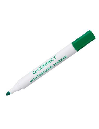 Rotulador Q-Connect Pizarra Blanca Color Verde Punta Redonda 3 Mm