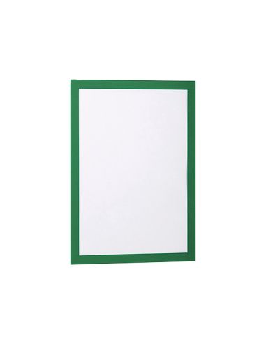 Marco Porta Anuncios Durable Magnetico Din A4 Dorso Adhesivo Removible Color Verde Pack De 2 Unidades