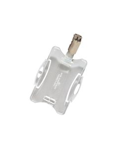 Identificador Con Pinza Giratoria Durable Uso Vertical/Horizontal 54X85 Mm 2