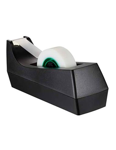 Portarrollo Sobremesa Scotch C38 Color Negro Incluye 3 Cintas Scotch Magic 33 Mt X 19 Mm