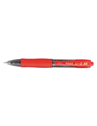 Boligrafo Rojo Pilot G-2 Pixie Tinta Gel Retractil Sujecion De Caucho