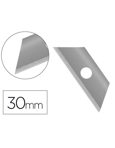 Repuesto Cuter Q-Connect Estrecho Para Modelo Kf16818 Cuchilla 9 Mm Blister 10 Unidades