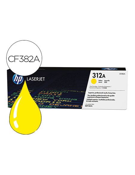 Toner Hp 312A Laserjet Pro Mfp M476 Amarillo -2.700 Pag-