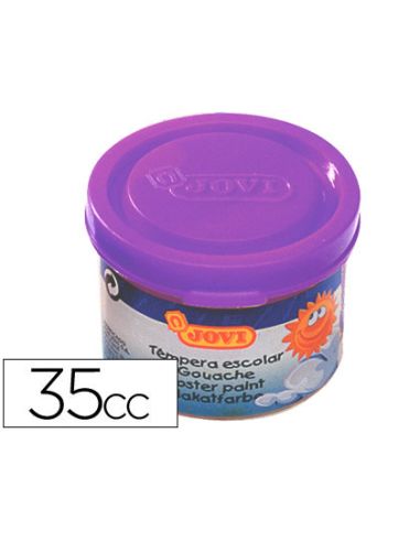 Tempera Escolar Jovi 35 Ml Color Violeta