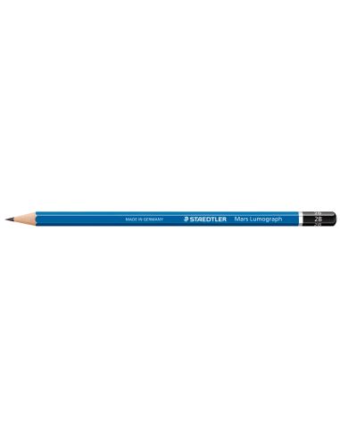 Lapices De Grafito Staedtler Mars Lumograph 100 2B Unidad