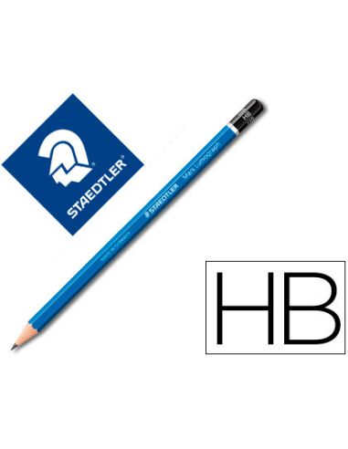 Lapices De Grafito Staedtler Mars Lumograph 100 Hb Unidad