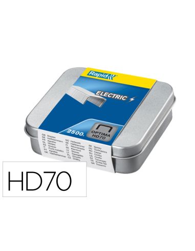Grapas Rexel Optima Hd70 Caja De 2500 Unidades