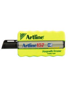 Borrador Artline Pizarra Blanca Magnetico Con Rotulador Ek-157 Negro