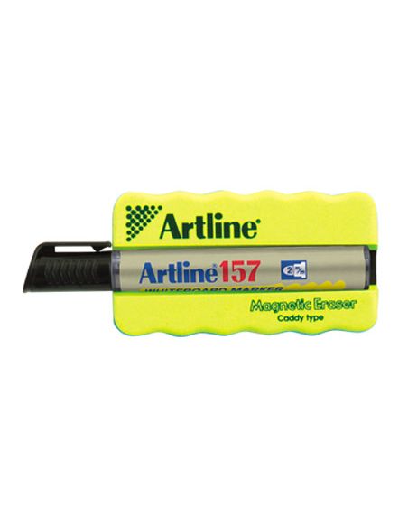 Borrador Artline Pizarra Blanca Magnetico Con Rotulador Ek-157 Negro