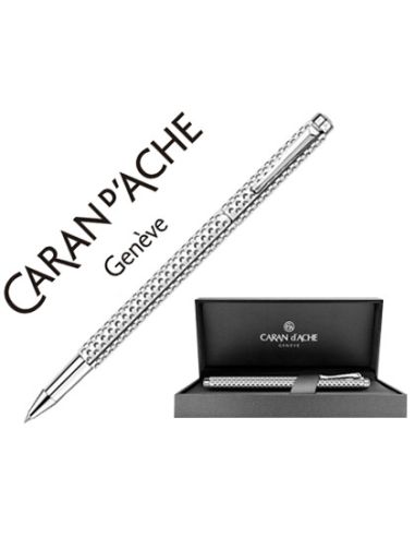 Roller Caran D'Ache Ecridor Golf Placado Paladio Con Estuche Punta Media
