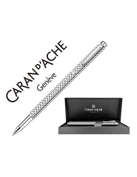 Roller Caran D'Ache Ecridor Golf Placado Paladio Con Estuche Punta Media