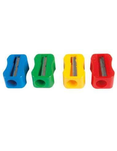 Sacapuntas M+R De Plastico 1 Uso Sin Tornillo Forma Rectangular Ergonomica