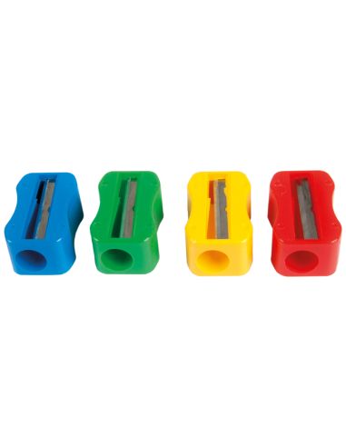 Sacapuntas M+R De Plastico 1 Uso Sin Tornillo Forma Rectangular Ergonomica