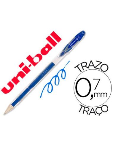 Boligrafo Azul Uni-Ball Roller Um-120 Signo 0,7 Mm Tinta Gel