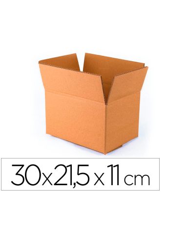 Caja Para Embalar Q-Connect Americana Con Fondo Automaticocarton Canal Simple 3 Mm Colorcolor Kraft 300X215X110 Mm