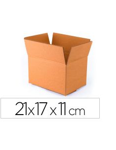 Caja Para Embalar Q-Connect Americana Con Fondo Automaticocarton Canal Simple 3 Mm Colorcolor Kraft 210X170X110 Mm