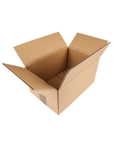 Caja Para Embalar Q-Connect Americana Carton Reciclado Canal Simple 5 Mm Color Kraft 500X340X310 Mm