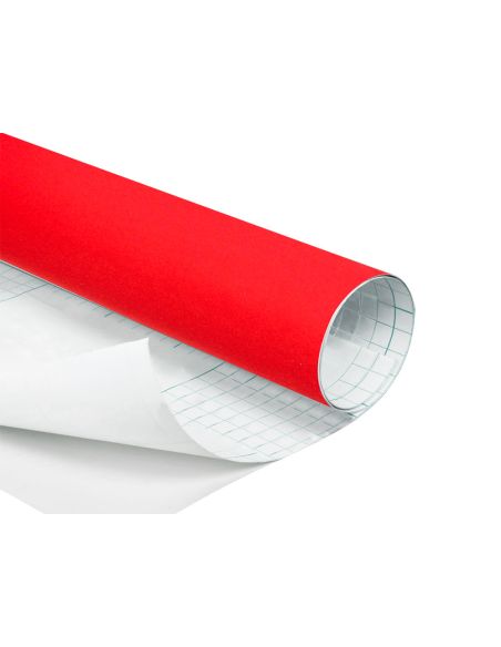 Rollo Adhesivo Liderpapel Unicolor Rojo Brillo Rollo De 0,45 X 2 Mt