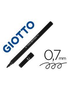 Rotulador Tratto Office Fine Punta De Fibra Trazo 0,7 Mm Negro