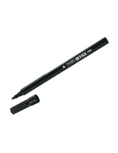 Rotulador Tratto Office Fine Punta De Fibra Trazo 0,7 Mm Negro 2