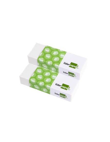 Goma De Borrar Liderpapel Blanca Unidad|Libreriasalesiana