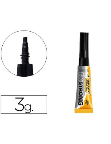 Pegamento Bic Fix Strong 3 Gr Adhesivo Extra Fuerte